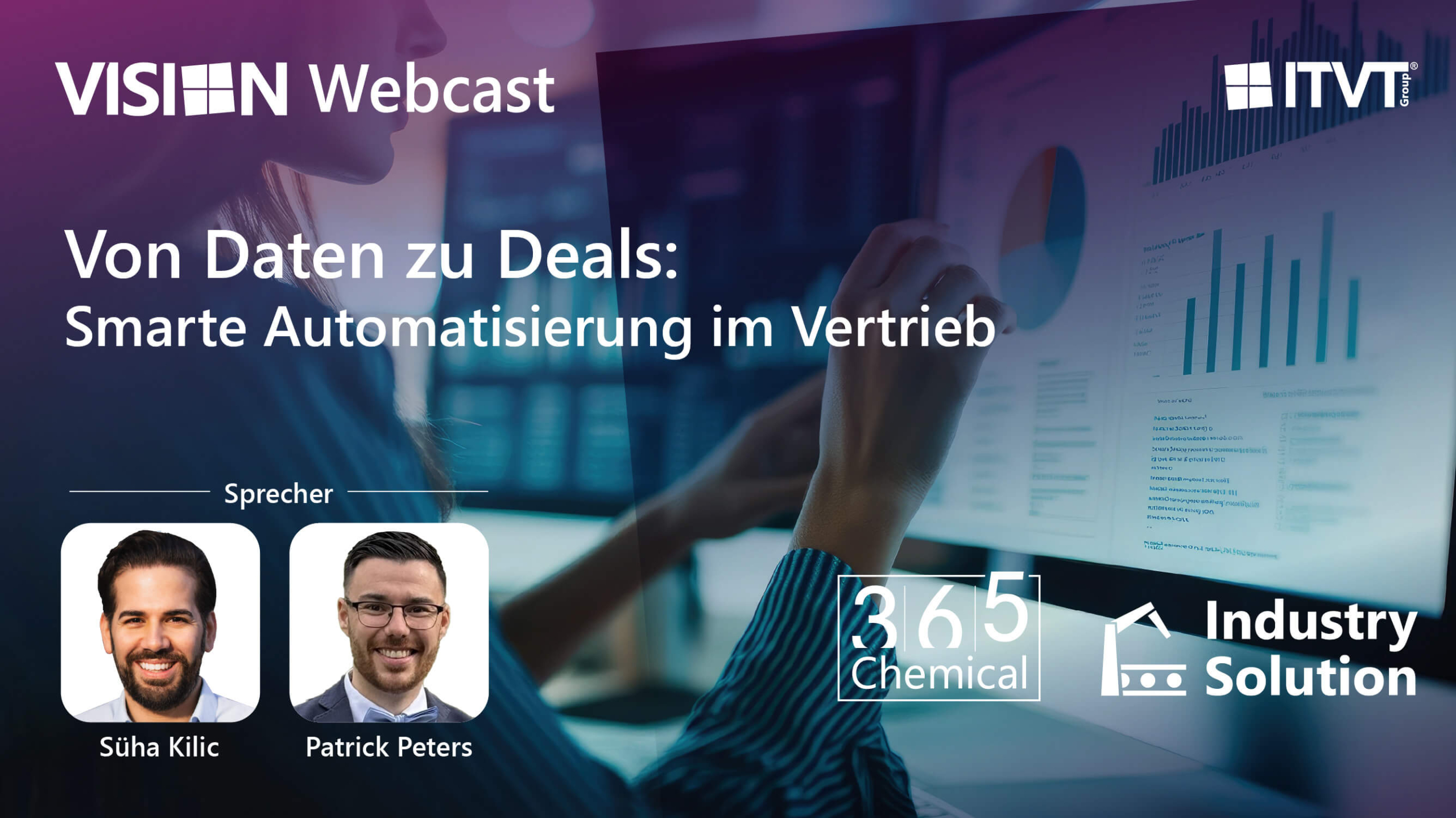 Vision-Webcast mit Einblicken in die Umwandlung von Daten in intelligente AutomatisierungslÃ¶sungen zur Steigerung der GeschÃ¤ftseffizienz.