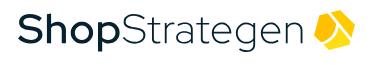 Logo von ShopStrategen von ITVT, bestehend aus dem Wort â€žShopStrategenâ€ in dunkelgrauer Schrift mit einem gelben geometrischen Symbol auf der rechten Seite.