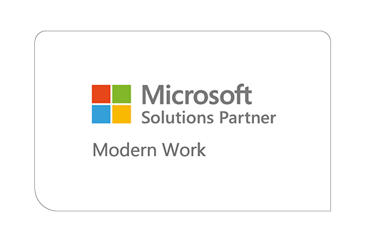 Moderne ArbeitsplÃ¤tze mit sicheren, kollaborativen und produktivitÃ¤tsorientierten LÃ¶sungen stÃ¤rken â€“ stolz anerkannt als Microsoft Solutions Partner fÃ¼r modernes Arbeiten.