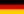 Eine kleine horizontale Flagge mit drei gleich breiten Streifen: oben schwarz, in der Mitte rot und unten goldfarben. Sie steht fÃ¼r ein Symbol, das hÃ¤ufig mit Deutschland in Verbindung gebracht wird.